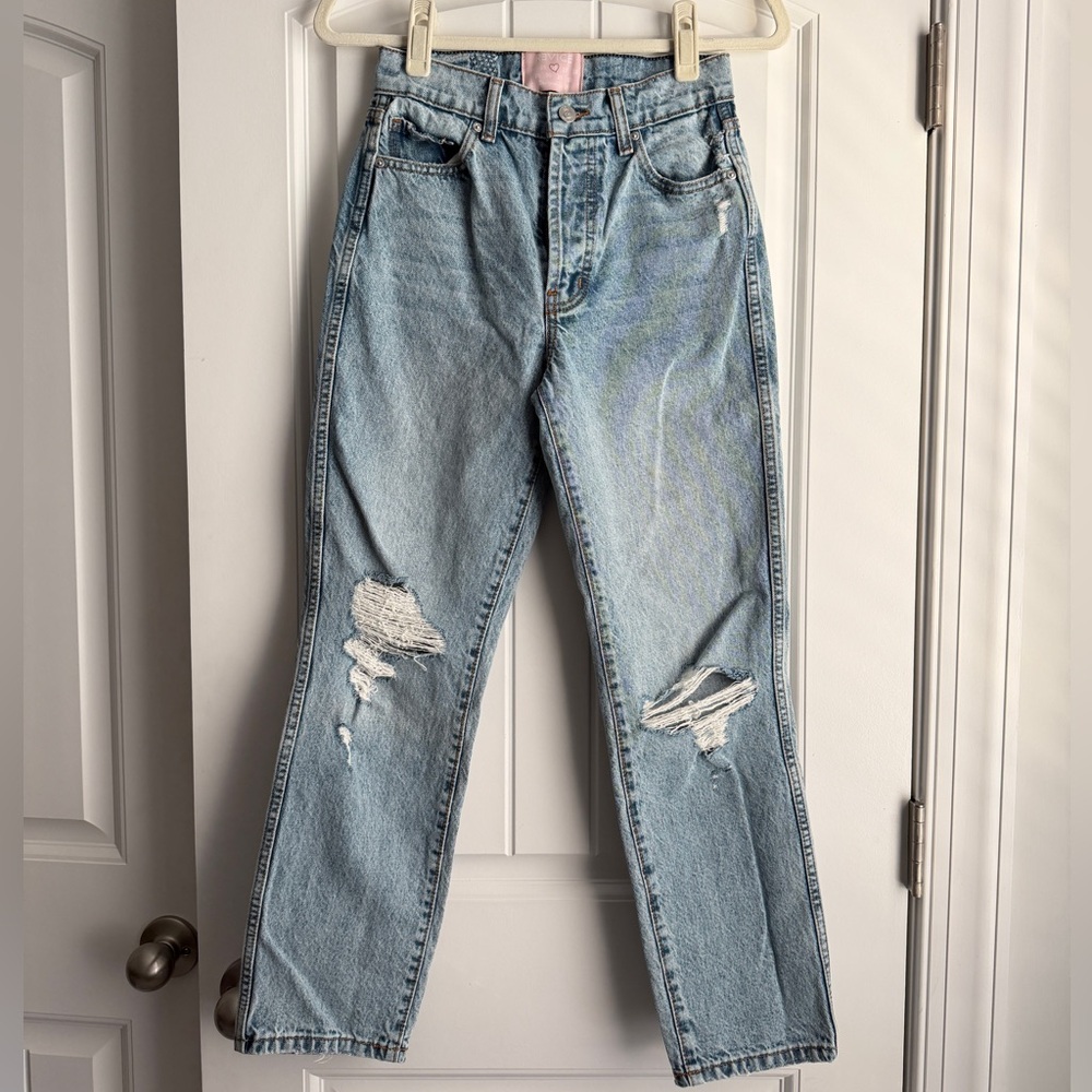 REVICE Vintage Blue Straight Leg Jeans